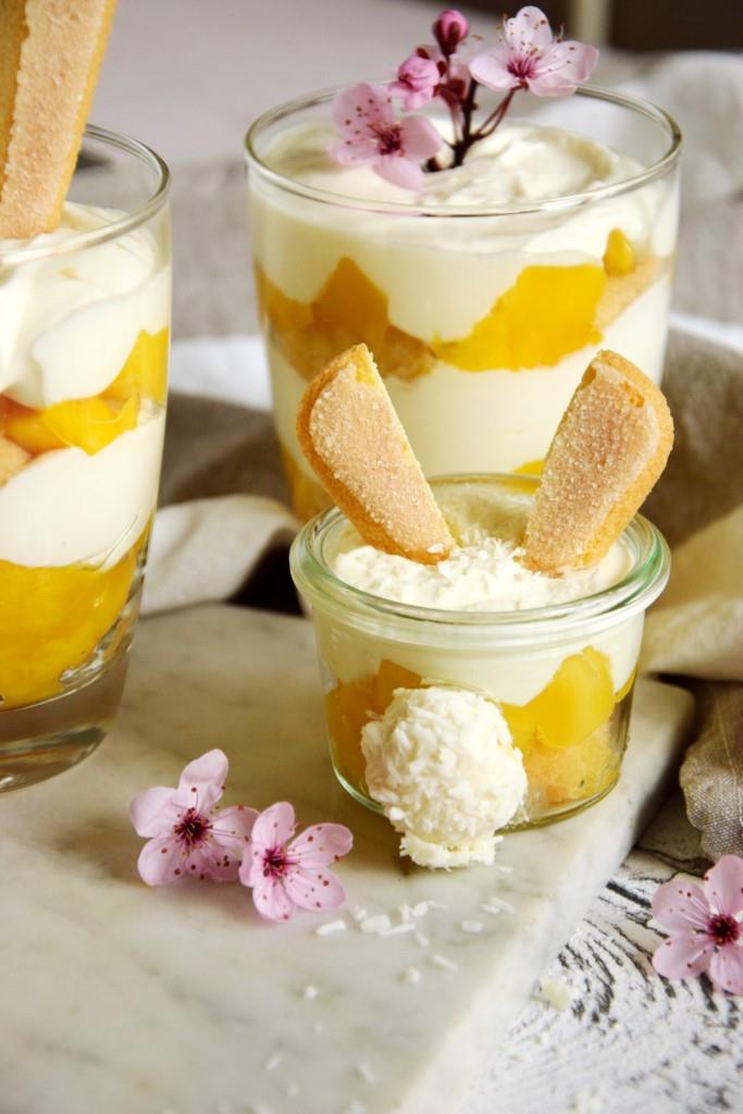 Des Osterhasen liebstes Dessert – schnelles Mango-Tiramisu (ohne Ei und ...
