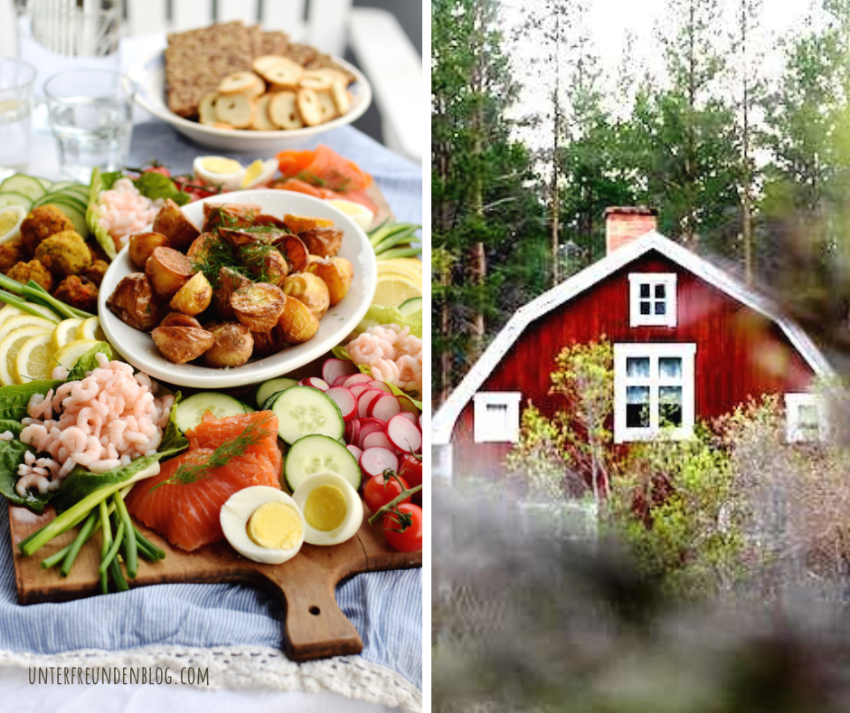 Hej Midsommar! Lasst uns den Sommer feiern wie die Schweden. Ich hab uns zum Fest ein Fisch Foodboard für Faule mitgebracht :-)
